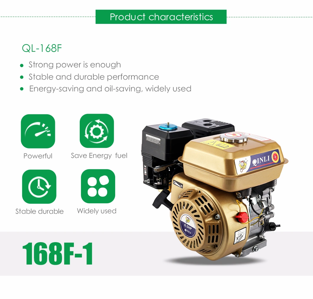 Agriculture Machine Recoil Start 4-Stroke 6.5HP Gasoline Petrol Engine Gasoline Water Pump for High Pressure Pump