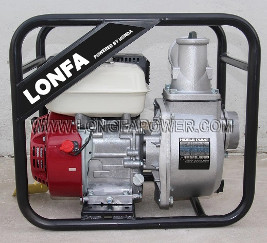 Alimenté par un moteur Honda original Gx160 Gx200 2′ 2 pouces 2 pouces 3′ 3 pouces 3 pouces 5,5 HP 6,6 HP 7,0 HP 13 HP Pompe à eau à essence